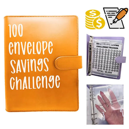 100 dienų taupymo iššūkio sąsiuvinys