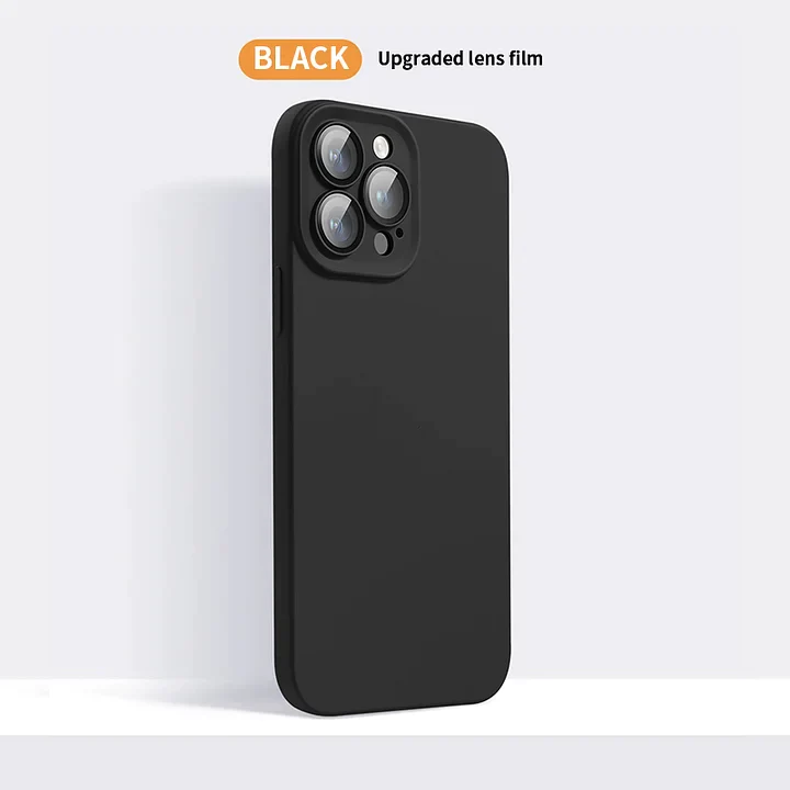 Silikoninis iPhone dėklas su objektyvo apsauga