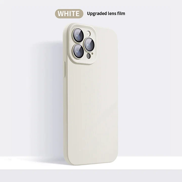 Silikoninis iPhone dėklas su objektyvo apsauga