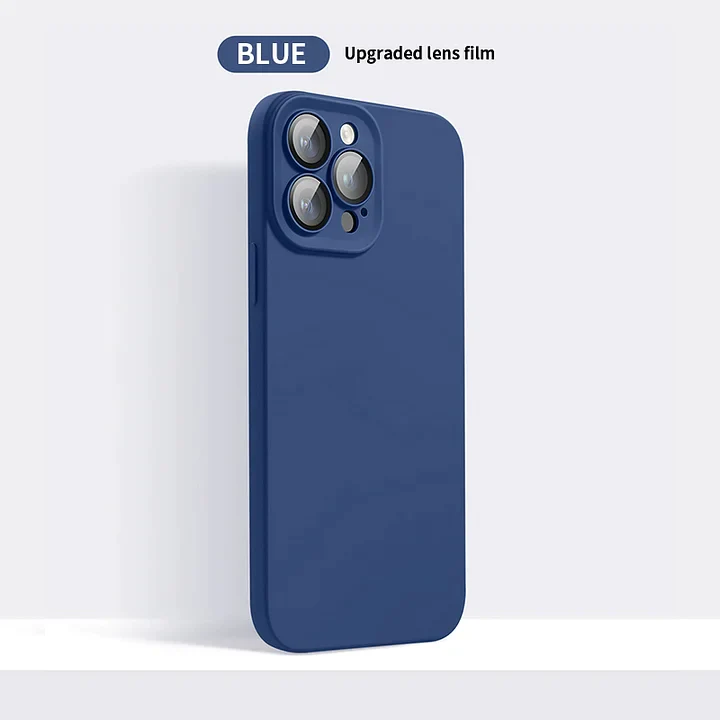 Silikoninis iPhone dėklas su objektyvo apsauga
