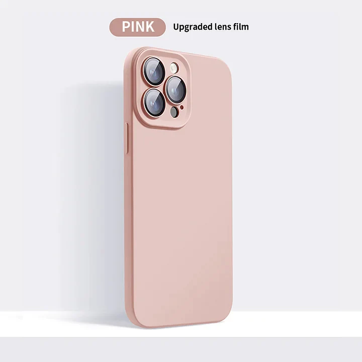 Silikoninis iPhone dėklas su objektyvo apsauga