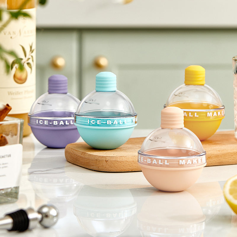 Apvali silikoninė ledo forma