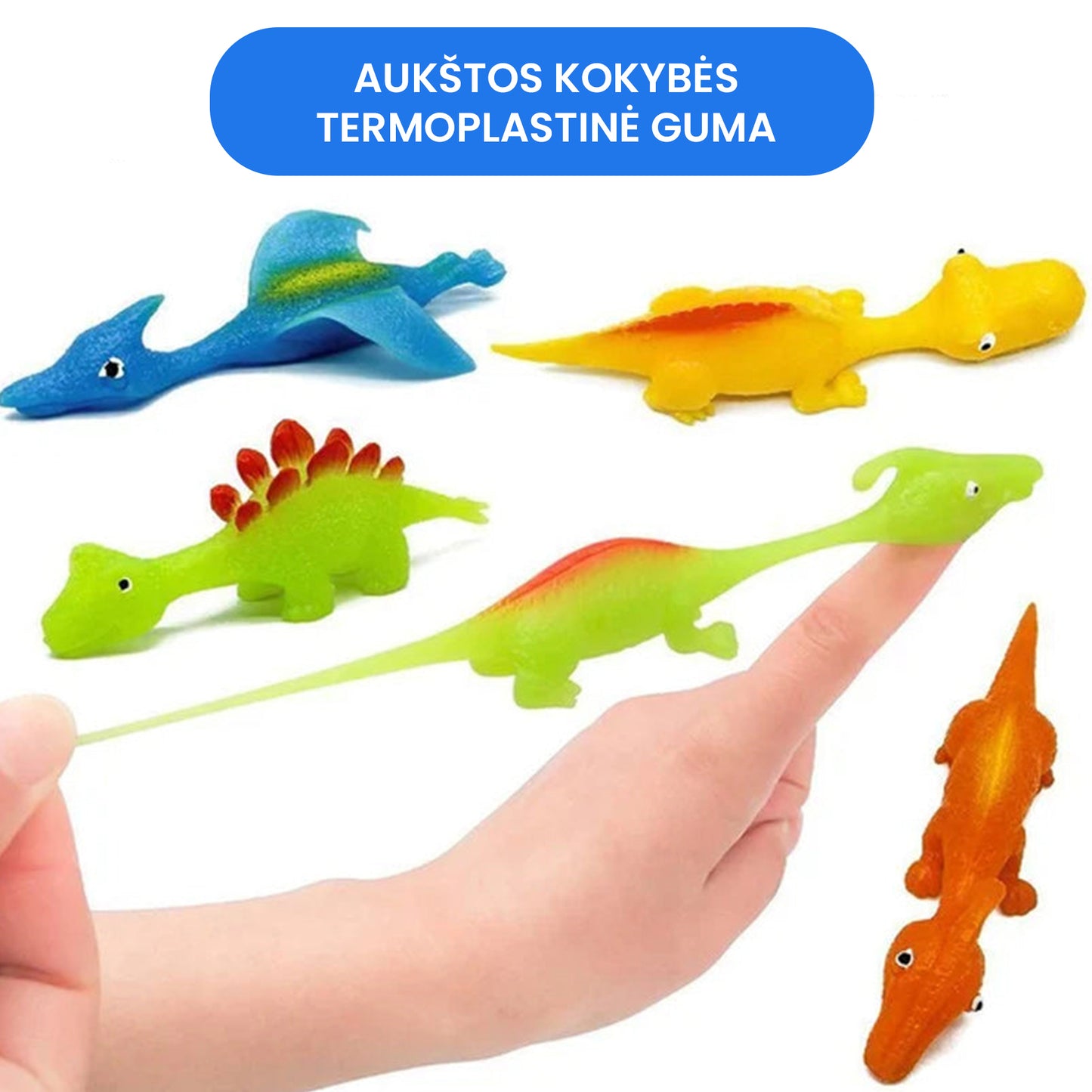 Limpantys mėtomi dinozaurai (10 vnt.)