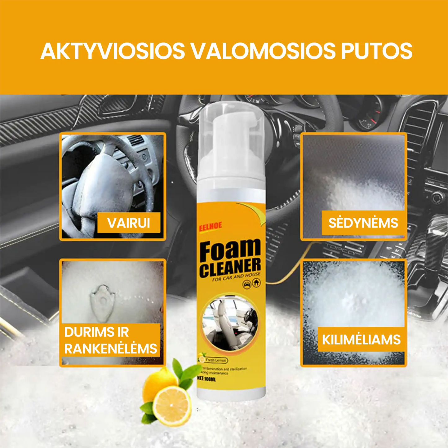 GlossyFex™ - aktyviosios valomosios putos