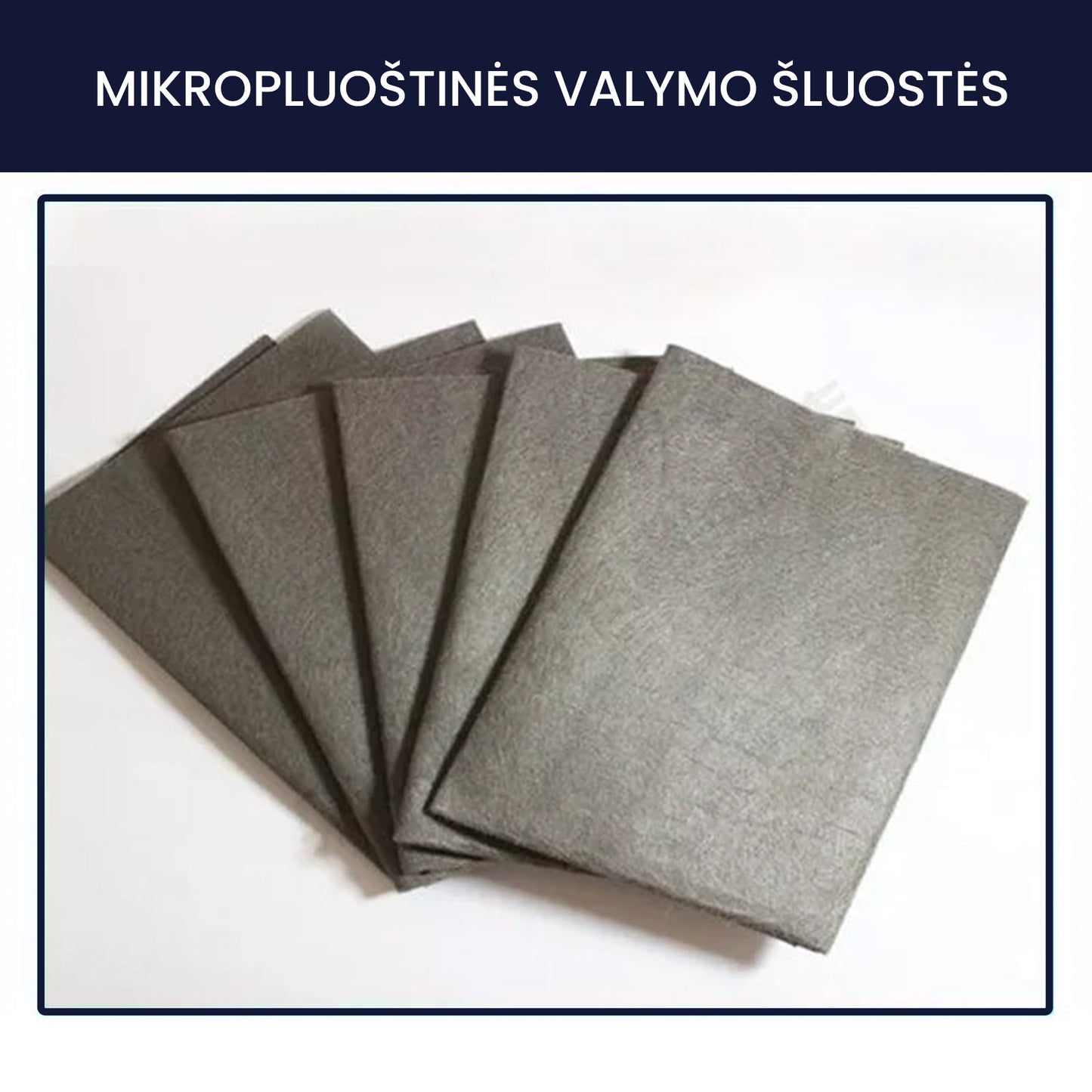 Mikropluoštinės valymo šluostės (20vnt.)