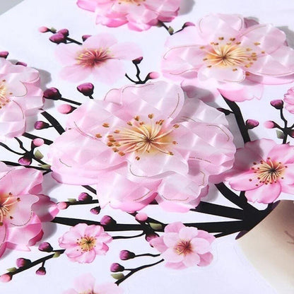 3D gėlių dekoracija