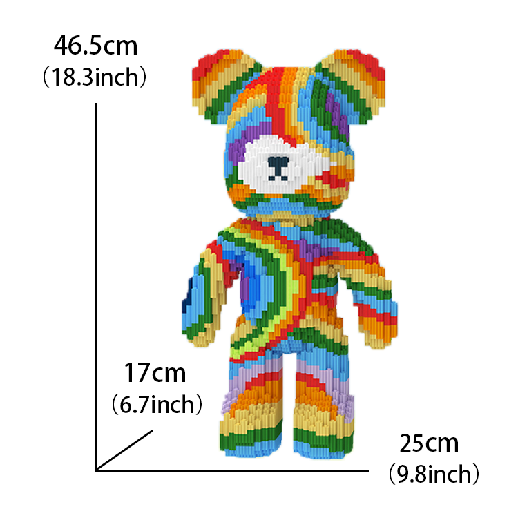 Lego surenkamas meškinas