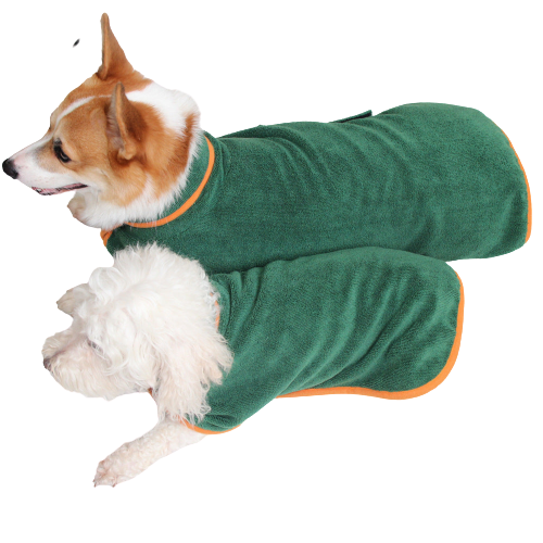 Šunų chalatas - rankšluostis