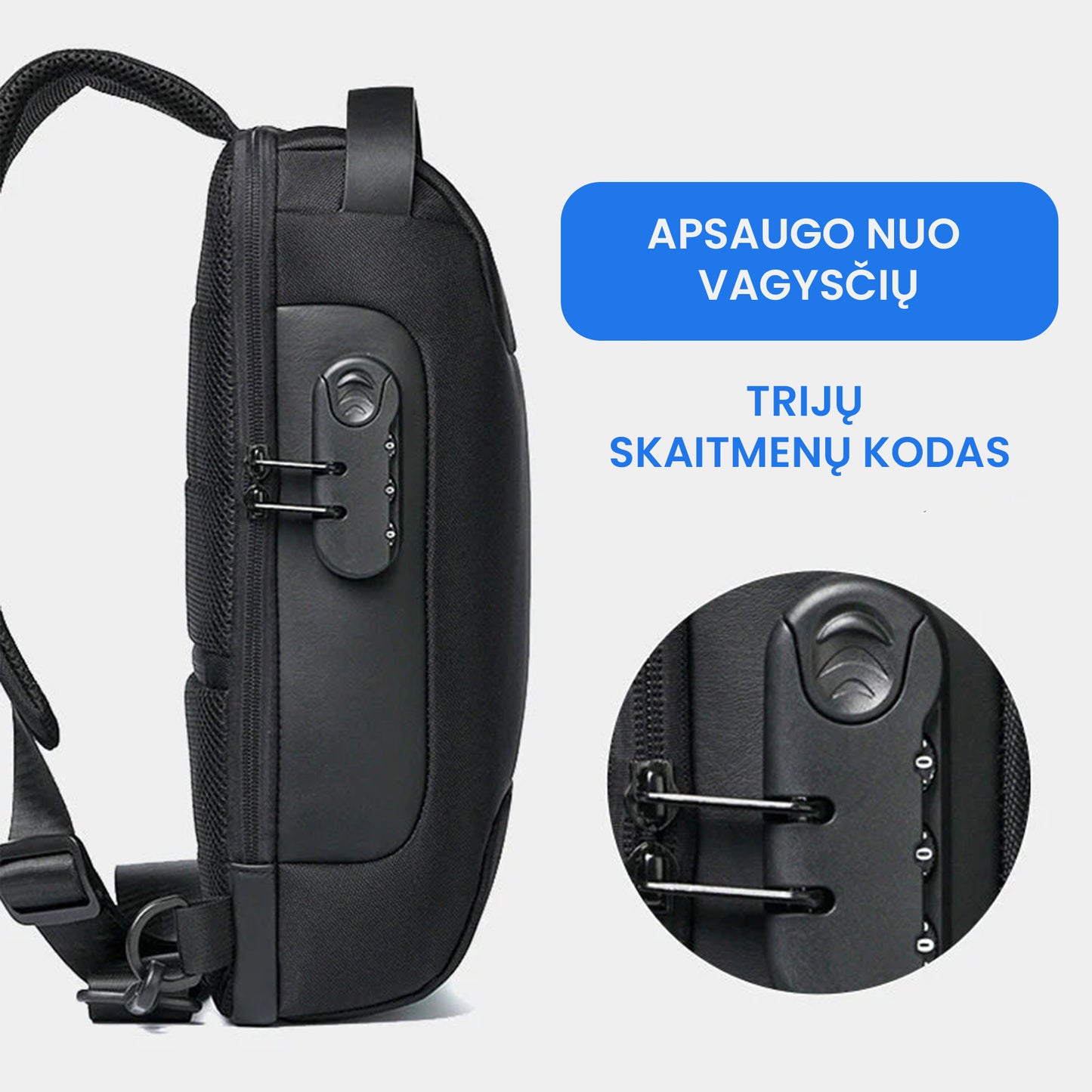 SwissBag™ - Vyriška rankinė per petį