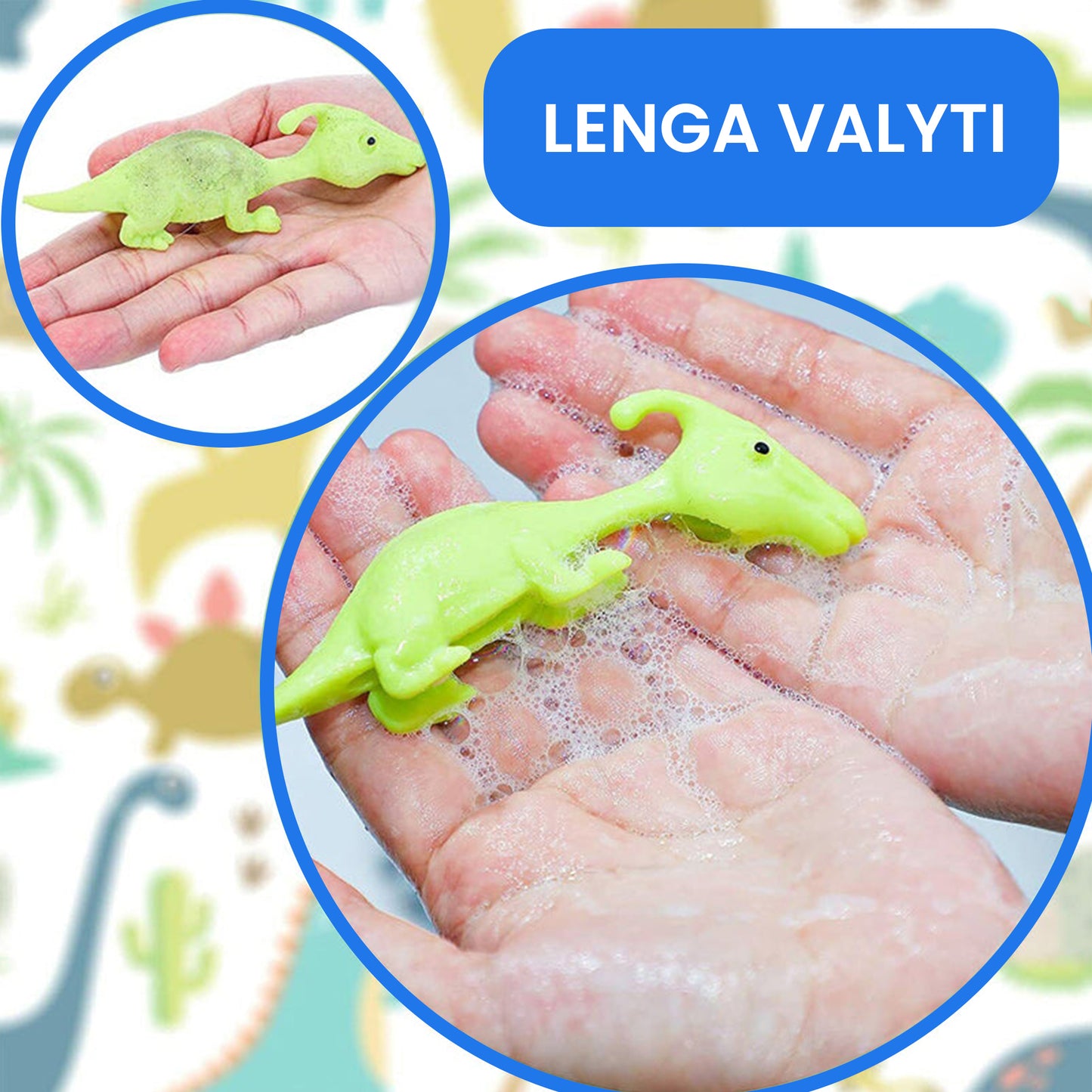 Limpantys mėtomi dinozaurai (10 vnt.)