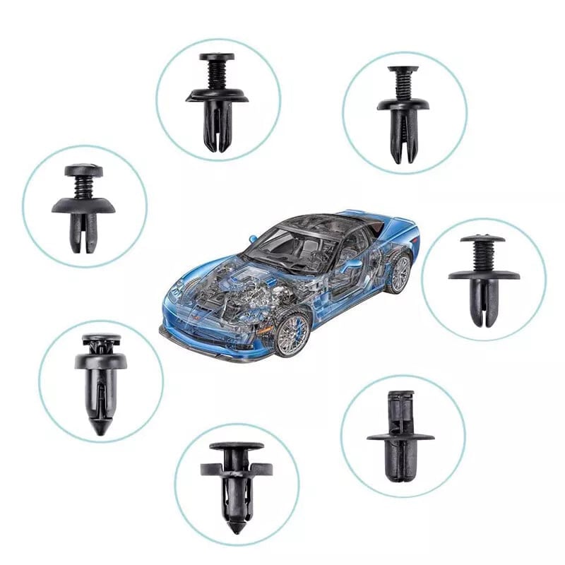 Spaustukų rinkinys automobiliui (725 vnt.)