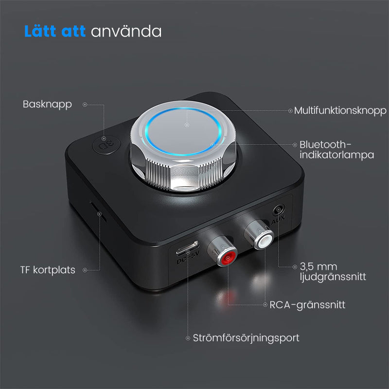 Bluetooth 5.0 garso imtuvas