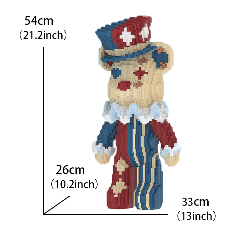 Lego surenkamas meškinas