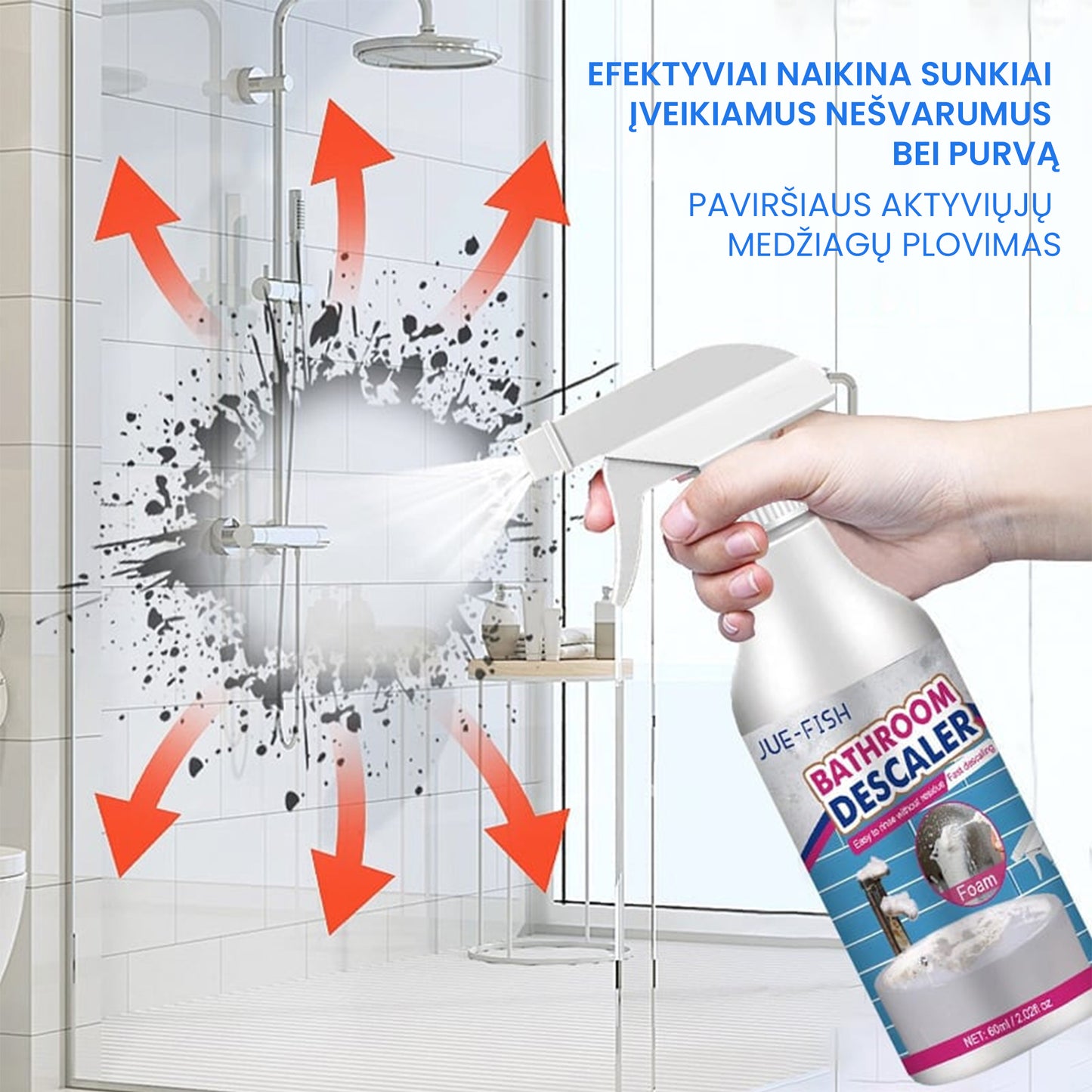 JueFish™ - Universalus nešvarumų valiklis