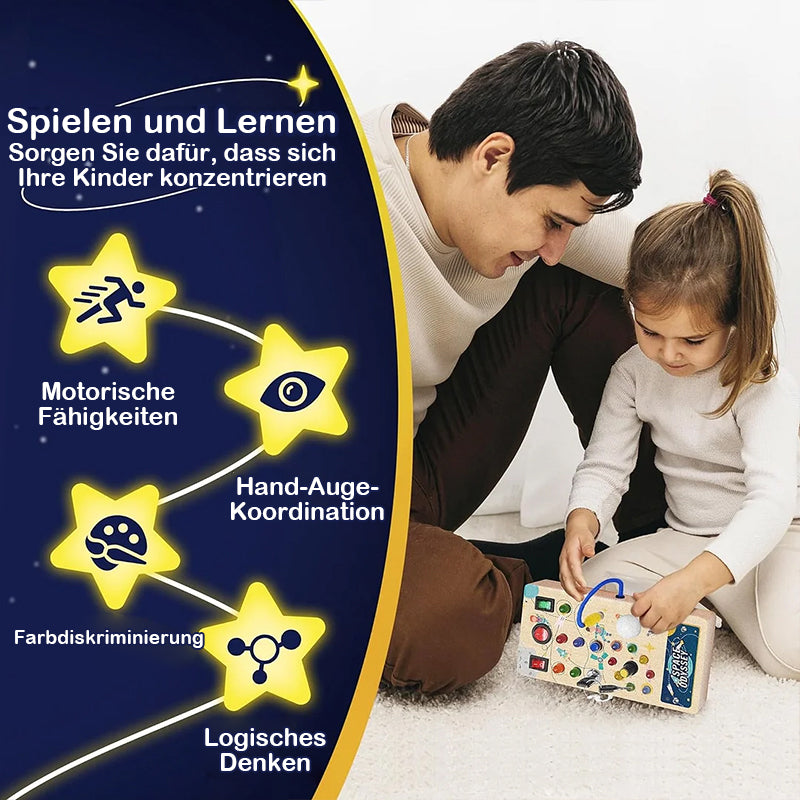 "Montessori" LED lempučių lenta