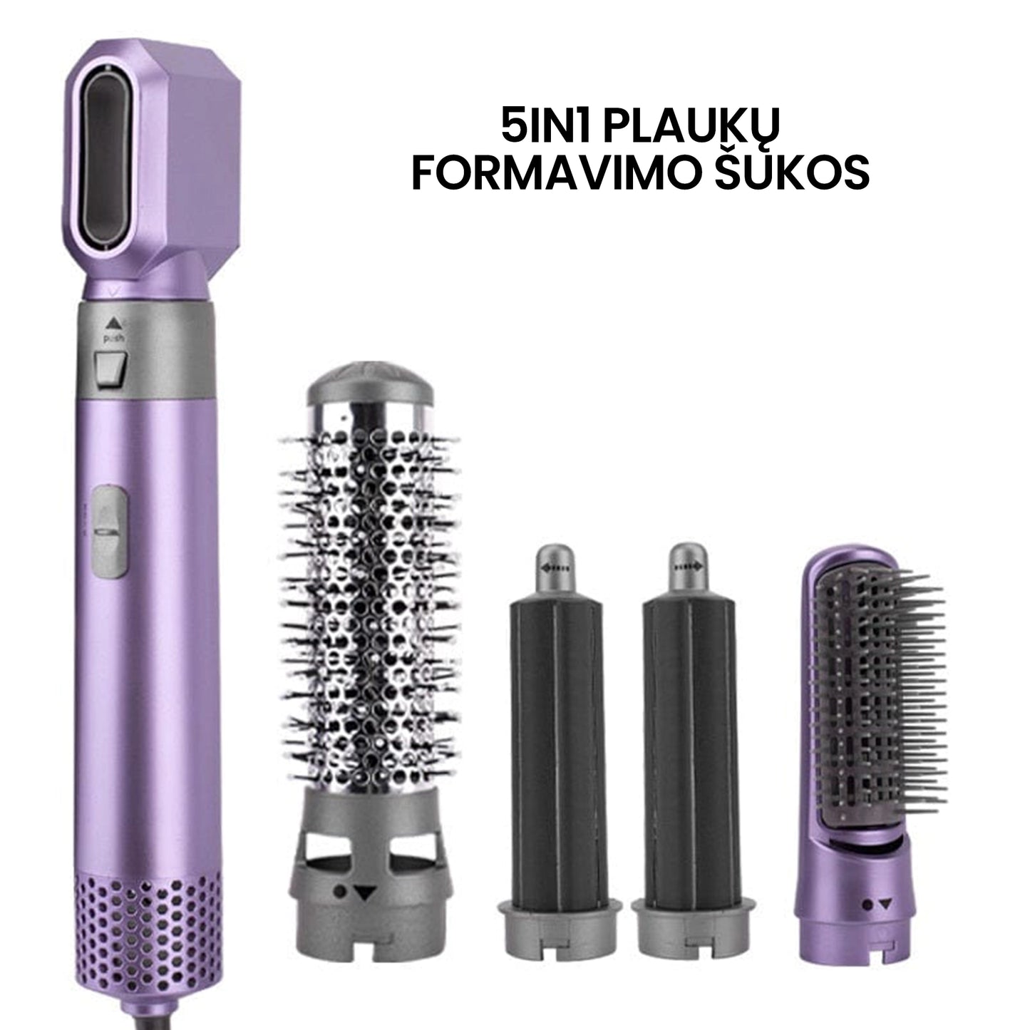 UrbanDryer™ - 5in1 plaukų formavimo šukos