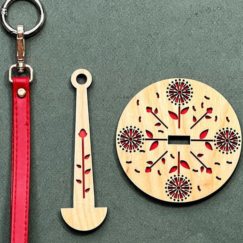 Pakabinamas siūlų ritės laikiklis