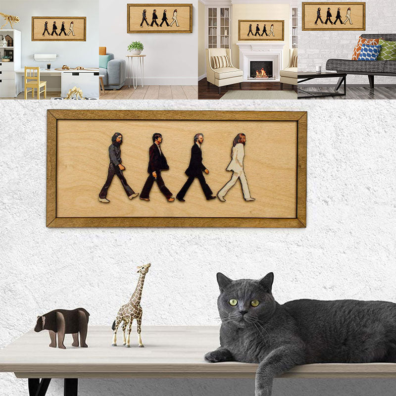 3D "The Beatles" grupės paveikslas