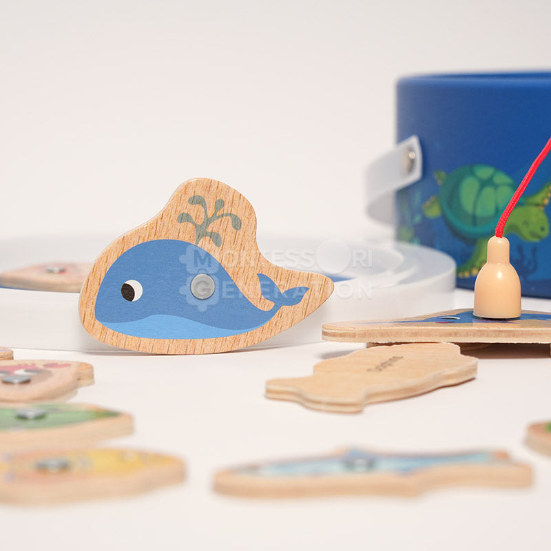 "Montessori" žvejybos žaidimas vaikams