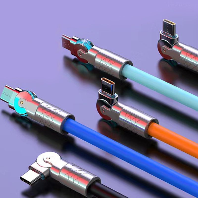 Besisukantis USB įkrovimo kabelis