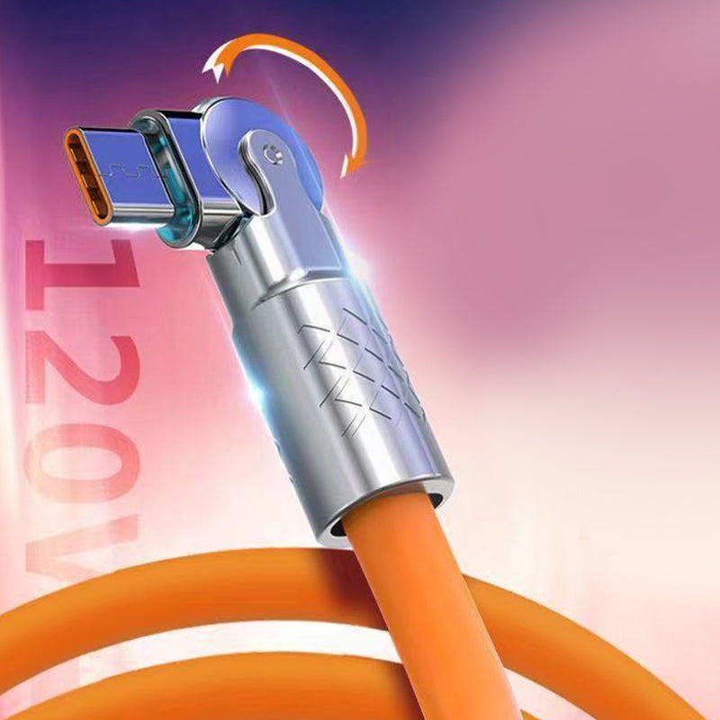 Besisukantis USB įkrovimo kabelis
