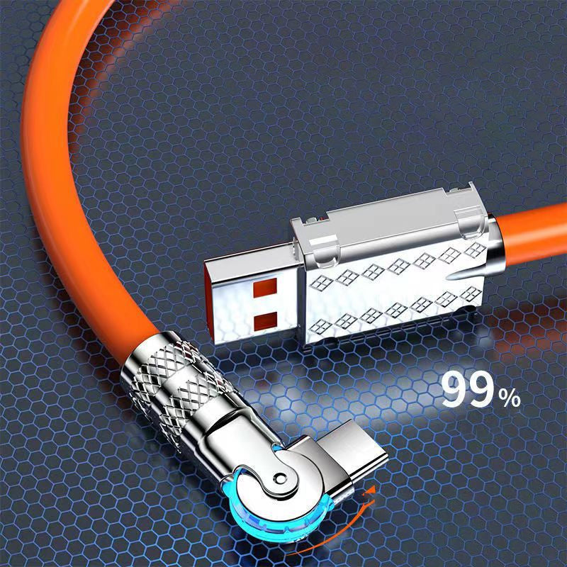 Besisukantis USB įkrovimo kabelis
