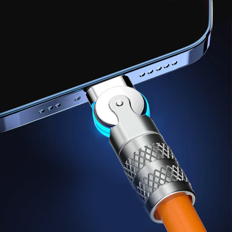 Besisukantis USB įkrovimo kabelis