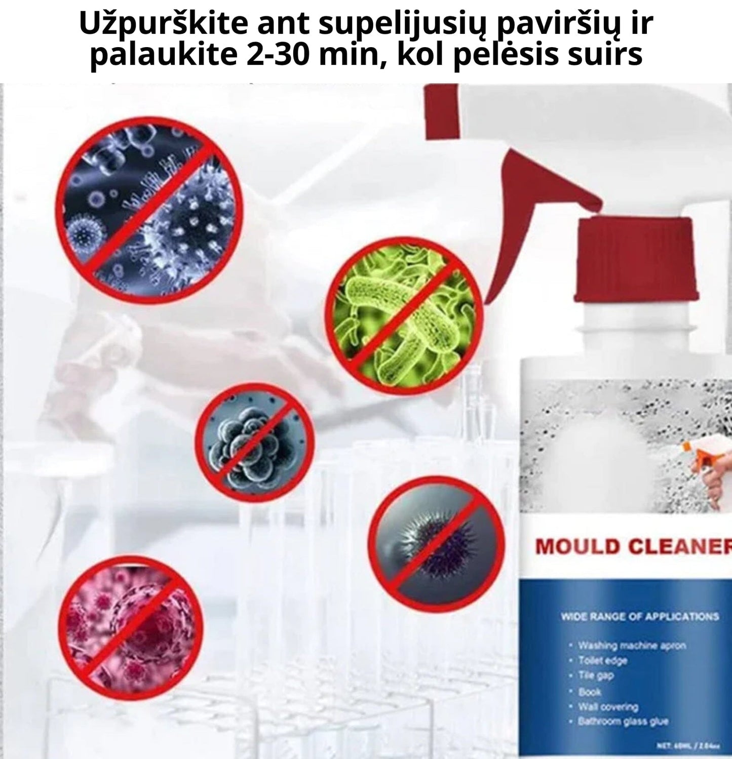 Pelėsių ir grybų nano valiklis