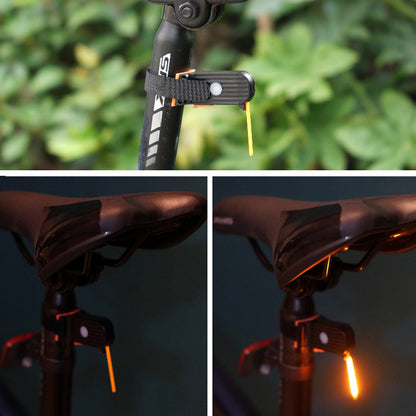 Galinis LED dviračio žibintas