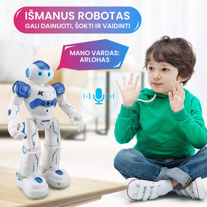 Išmanus robotas su judesio jutikliu