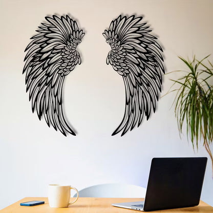 Angelo sparnų sienos dekoracija