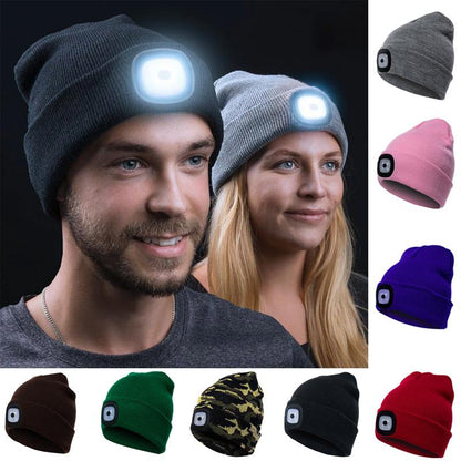 Kepurė su LED lempute