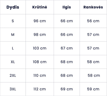 Medvilninė palaidinė ilgomis rankovėmis