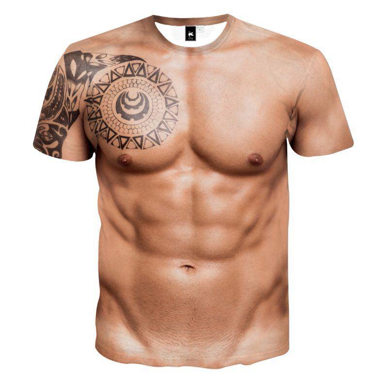 Vyriški marškinėliai - "Raumeningas Kūnas"