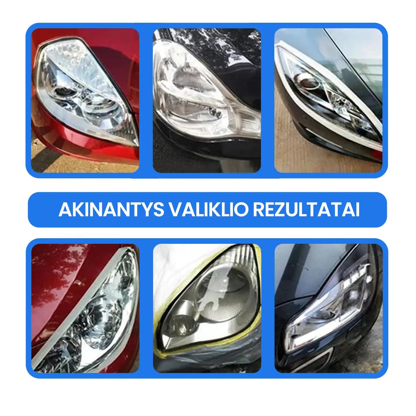 Mašinos žibintų valiklis