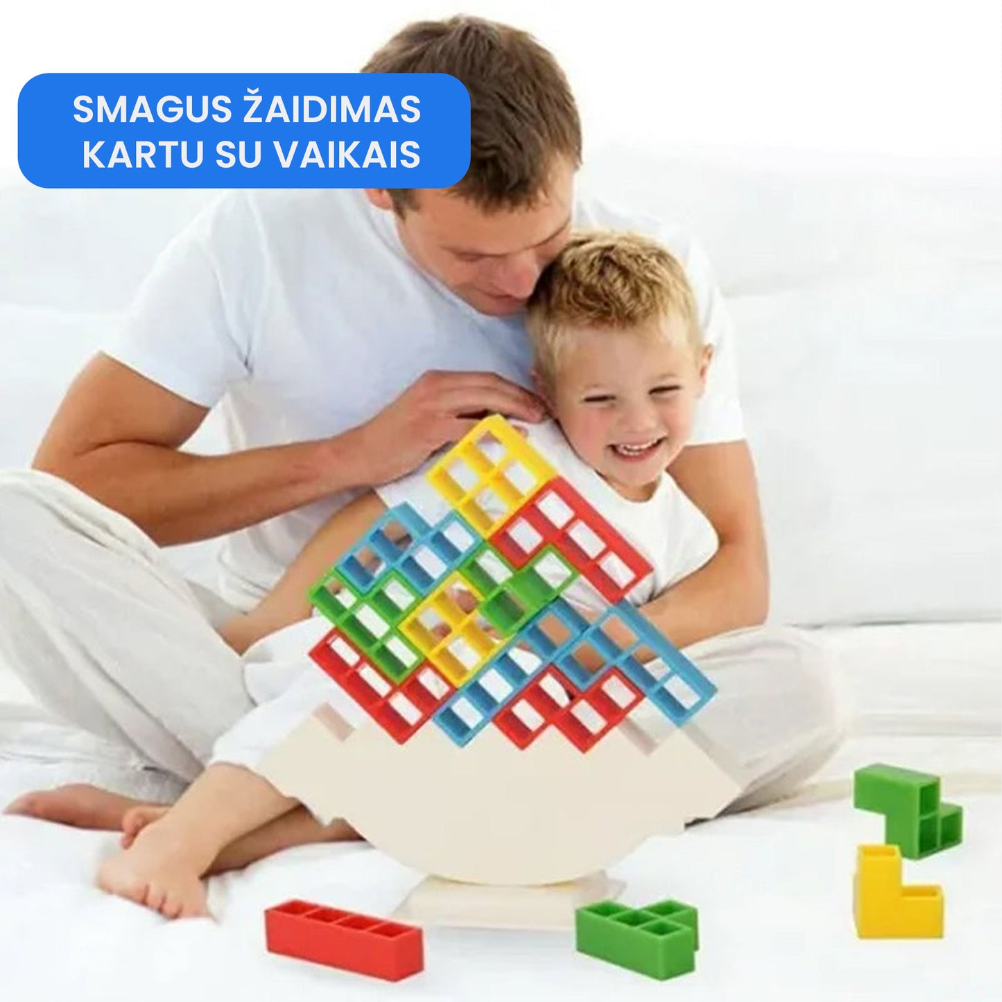 Žaidimas - "Pastatyk aukščiausią bokštą"