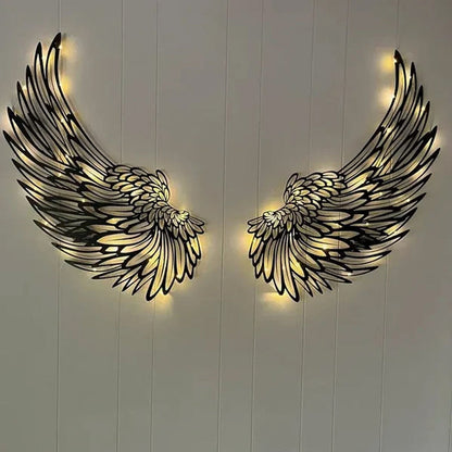 Angelo sparnų sienos dekoracija