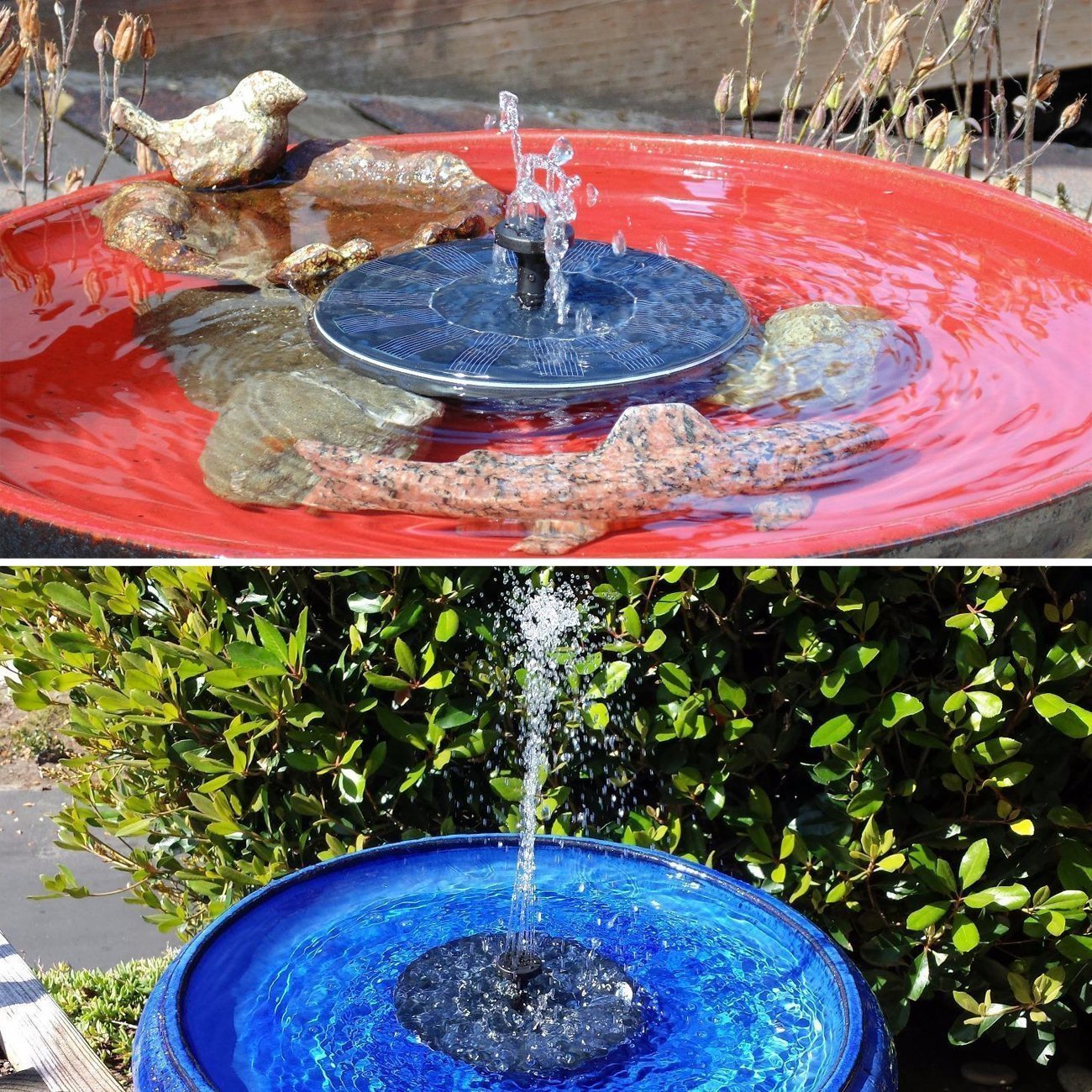 Saulės įkraunamas vandens fontanas