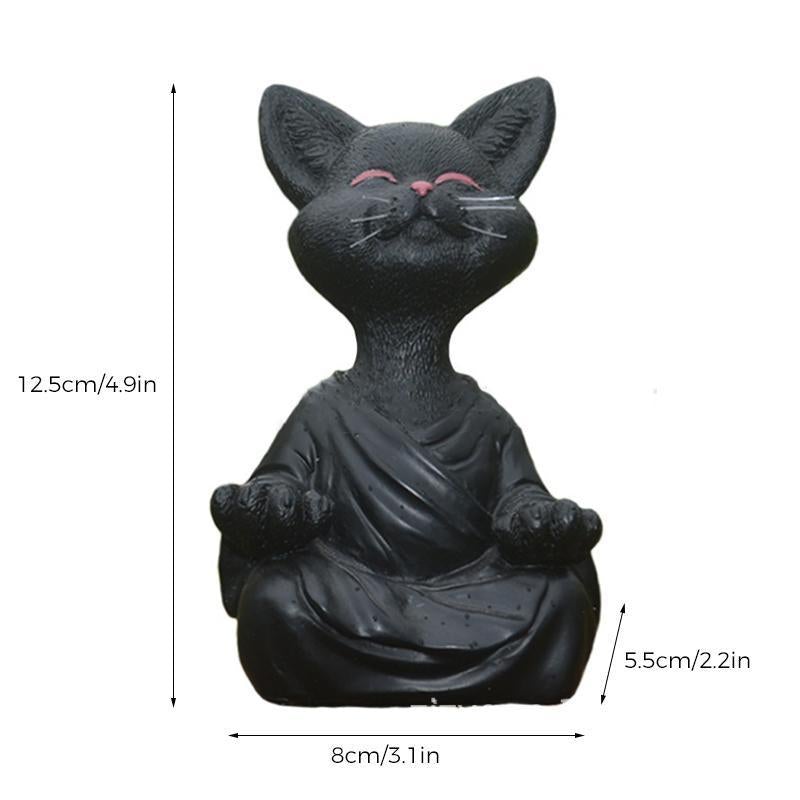 Interjero detalė "Medituojanti katė"