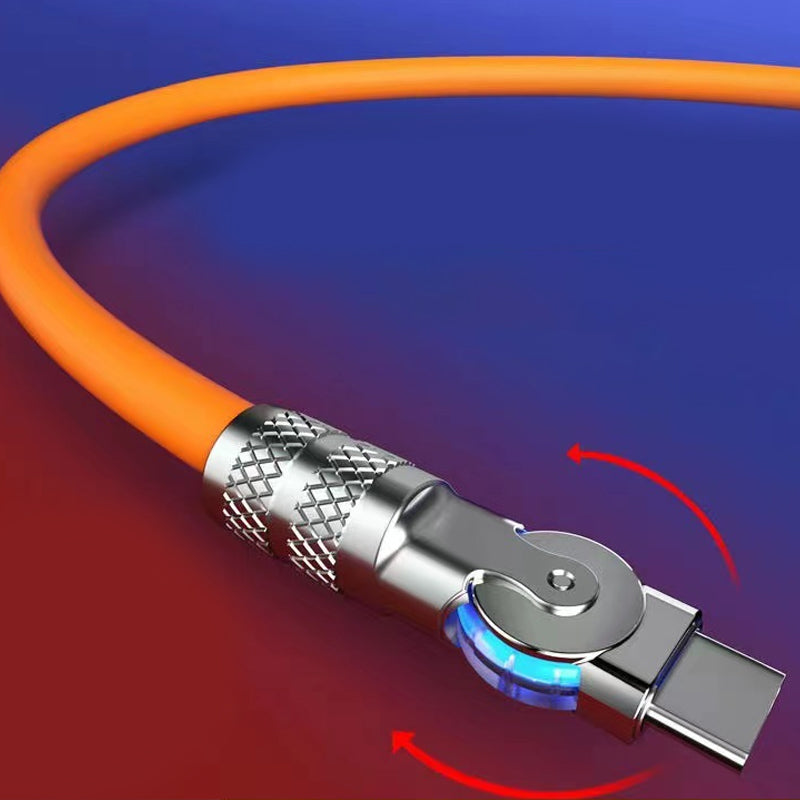 Besisukantis USB įkrovimo kabelis