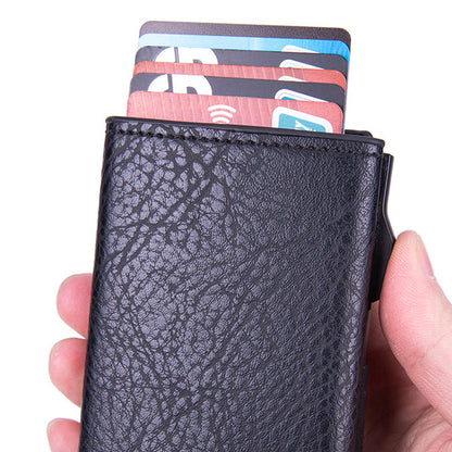 Vyriška piniginė su kortelių dėklu